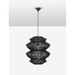 Pendul NovaLuce NUA metal, franghie, negru, E27 - NL-9586646