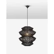 Pendul NovaLuce NUA metal, franghie, negru, E27 - NL-9586646