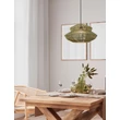 Pendul NovaLuce NUA metal, franghie, negru, verde, E27 - NL-9586647