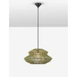 Pendul NovaLuce NUA metal, franghie, negru, verde, E27 - NL-9586647