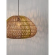 Pendul NovaLuce LAZO metal, franghie, negru, maro, verde,  E27 - NL-9586649