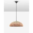 Pendul NovaLuce FREDA metal, franghie, negru, crem, portocaliu,  E27 - NL-9586650