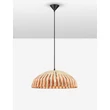Pendul NovaLuce FREDA metal, franghie, negru, crem, portocaliu,  E27 - NL-9586650