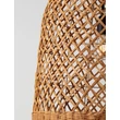 Pendul NovaLuce SOLITA metal, rattan, negru, maro, E27 - NL-9586654