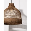 Pendul NovaLuce SOLITA metal, rattan, negru, maro, E27 - NL-9586657