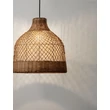 Pendul NovaLuce SOLITA metal, rattan, negru, maro, E27 - NL-9586657