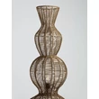 Lampadar NovaLuce BREENA metal, franghie, maro, E27 - NL-9586659