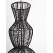 Pendul NovaLuce BREENA metal, rattan, negru, E27 - NL-9586660