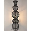 Pendul NovaLuce BREENA metal, rattan, negru, E27 - NL-9586660