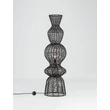 Lampadar NovaLuce BREENA metal, franghie, negru, E27 - NL-9586661