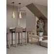 Pendul NovaLuce RIELO metal, rattan, negru, natur, E27 - NL-9586664