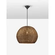 Pendul NovaLuce RIELO metal, rattan, negru, maro, E27 - NL-9586667