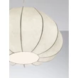 Pendul NovaLuce BORA metal, matase, alb, E27 - NL-9586668