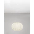 Pendul NovaLuce DELINA metal, textil, alb, E27 - NL-9586670