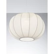 Pendul NovaLuce DELINA metal, textil, alb, E27 - NL-9586670