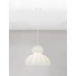 Pendul NovaLuce DELINA metal, textil, alb, E27 - NL-9586672