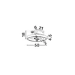 Plafoniera NovaLuce ADALIZ metal, silicon, alb, LED, 47W, 2700-4000K, 2062 Lm - NL-9695124