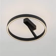 Plafoniera NovaLuce ADALIZ metal, silicon, negru, LED, 47W, 2700-4000K, 2062 Lm - NL-9695125