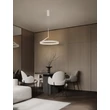 Pendul NovaLuce ADALIZ metal, silicon, alb, LED, 59W, 27000-4000K, 2663 Lm - NL-9695126