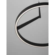 Pendul NovaLuce ADALIZ metal, silicon, negru, LED, 59W, 27000-4000K, 2663 Lm - NL-9695127