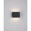 Aplica de perete NovaLuce OTI metal, negru, LED, 10W, 487lm, 3000K - NL-9695163