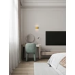Aplica de perete NovaLuce OTI metal, auriu, LED, 10W, 487lm, 3000K - NL-9695164