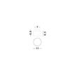 Plafoniera NovaLuce OZEN metal, acril, nichel, alb, LED, 16W, 787lm, 3000K - NL-9695171