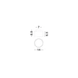Plafoniera NovaLuce OZEN metal, acril, auriu, alb, LED, 24W, 1393lm, 3000K - NL-9695172