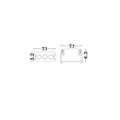 Spot incastrat NovaLuce CANON metal, negru, LED, 6W, 3000K, 310 Lm - NL-9695174