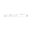Spot incastrat NovaLuce CANON metal, alb, LED, 14W, 3000K, 806 Lm - NL-9695179