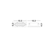 Spot incastrat NovaLuce CANON metal, alb, LED, 8W, 3000K, 401 Lm - NL-9695183
