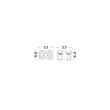 Spot incastrat NovaLuce CANON metal, negru, LED, 6W, 3000K, 310 Lm - NL-9695186