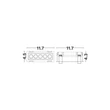 Spot incastrat NovaLuce CANON metal, alb, LED, 8W, 3000K, 401 Lm - NL-9695189