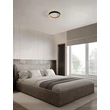 Plafoniera NovaLuce LUMIA metal, silicon, negru, sampanie, LED, 49W, 2700-4000K, 2385 Lm - NL-9695193