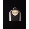 Pendul NovaLuce DIONE metal, sticla, negru, fumuriu, LED, 5W, 205lm, 3000K - NL-9695271