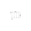 Pendul NovaLuce DIONE metal, sticla, negru, fumuriu, LED, 20W, 800lm, 3000K - NL-9695272