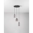 Pendul NovaLuce DIONE metal, sticla, negru, fumuriu, LED, 15W, 600lm, 3000K - NL-9695273