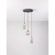 Pendul NovaLuce DIONE metal, sticla, negru, fumuriu, LED, 15W, 600lm, 3000K - NL-9695273