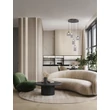 Pendul NovaLuce DIONE metal, sticla, negru, fumuriu, LED, 25W, 1010lm, 3000K - NL-9695274
