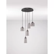 Pendul NovaLuce DIONE metal, sticla, negru, fumuriu, LED, 25W, 1010lm, 3000K - NL-9695274