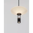 Pendul NovaLuce ANAFI metal, sticla, acril, negru, alb, LED, 8W, 3000K, 425 Lm - NL-9695276