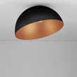 Plafoniera NovaLuce GEA metal, negru, auriu, E27 - NL-9695308