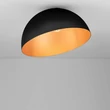 Plafoniera NovaLuce GEA metal, negru, auriu, E27 - NL-9695308