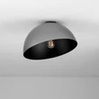 Plafoniera NovaLuce ONIA metal, negru, gri, E27 - NL-9695316