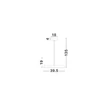 Pendul NovaLuce OPHELIA metal, alb, LED, 27W, 2205lm, 3000K - NL-9695321