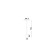 Lampadar NovaLuce OPHELIA metal, alb, LED, 27W, 2199lm, 3000K - NL-9695325