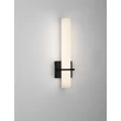Aplica de perete pentru baie NovaLuce LUCA metal, sticla, negru, alb, LED, 15W, 1309lm, 4000K, IP44 - NL-9695337