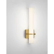 Aplica de perete pentru baie NovaLuce LUCA metal, sticla, auriu, alb, LED, 15W, 1337lm, 4000K, IP44 - NL-9695338