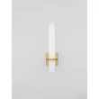 Aplica de perete pentru baie NovaLuce LUCA metal, sticla, auriu, alb, LED, 15W, 1337lm, 4000K, IP44 - NL-9695338