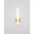 Aplica de perete pentru baie NovaLuce LUCA metal, sticla, auriu, alb, LED, 15W, 1337lm, 4000K, IP44 - NL-9695338